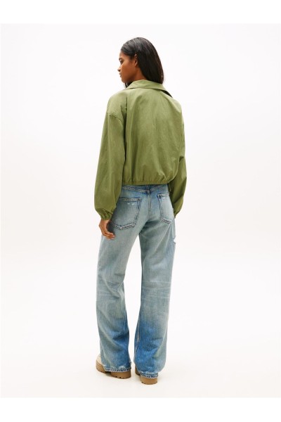 Chaqueta Tommy Jeans con cremallera y cordón lateral