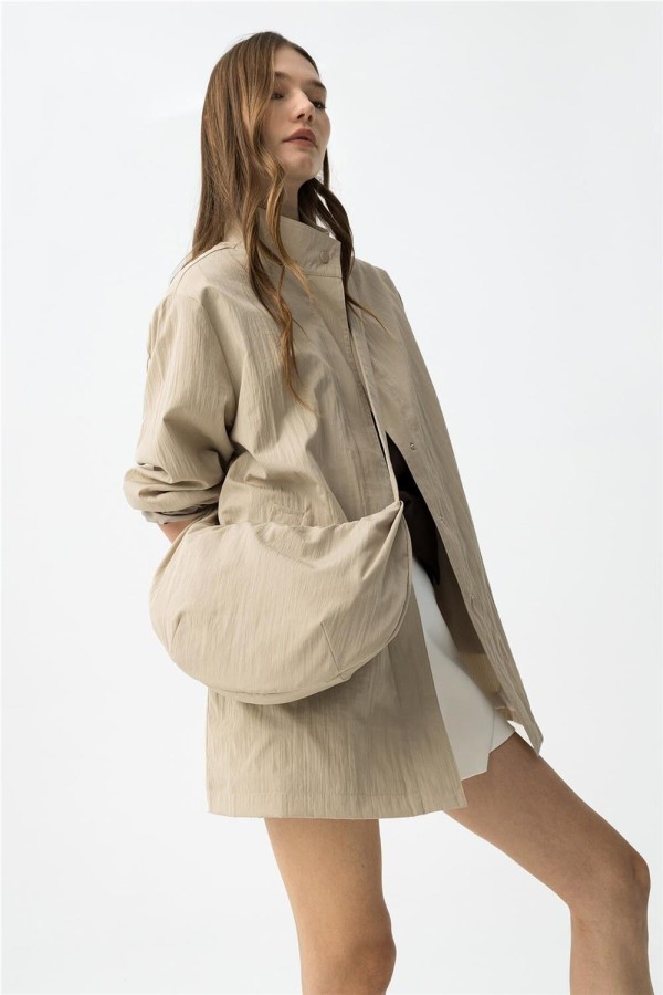 Chaqueta Tiffosi oversize beige