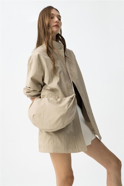 Chaqueta Tiffosi oversize beige
