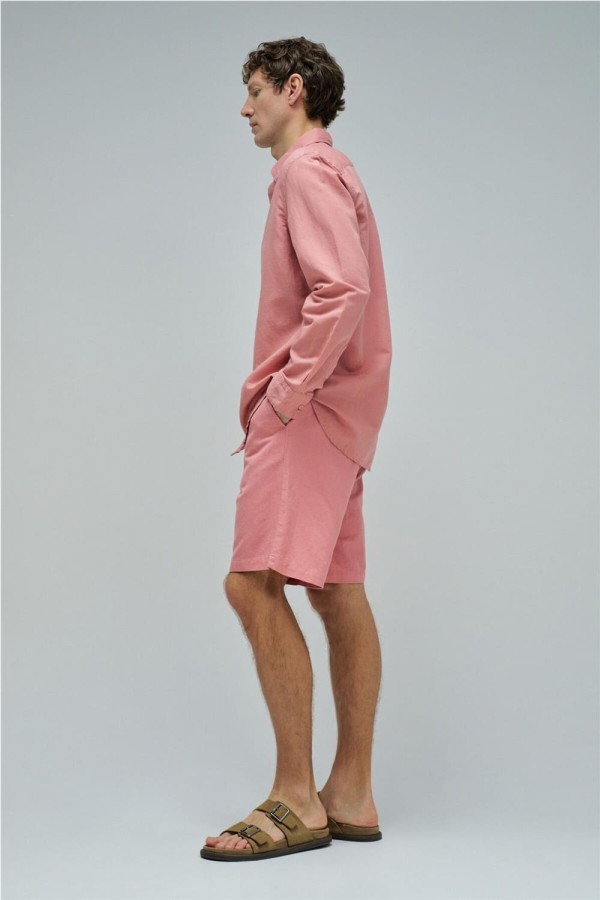 Camisa Salsa con mezcla de lino