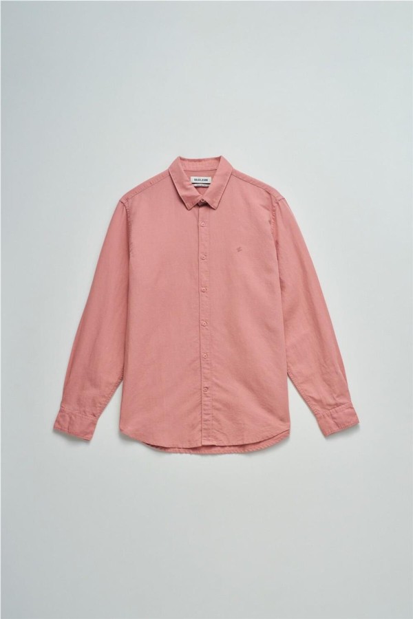 Camisa Salsa con mezcla de lino