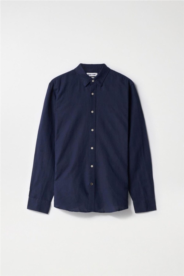 Camisa Salsa con mezcla de lino