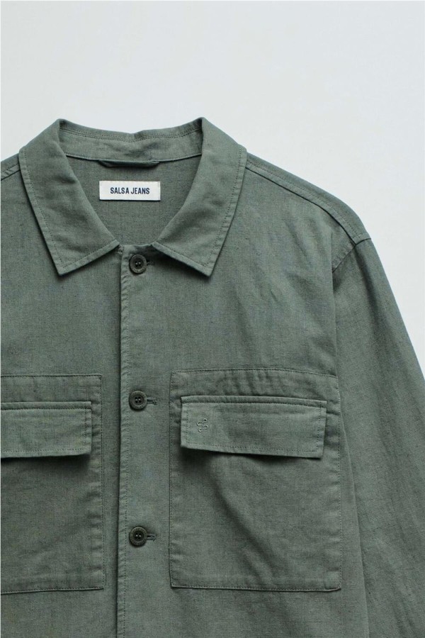 Sobrecamisa Salsa con lino