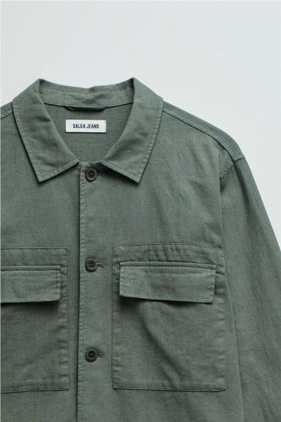 Sobrecamisa Salsa con lino