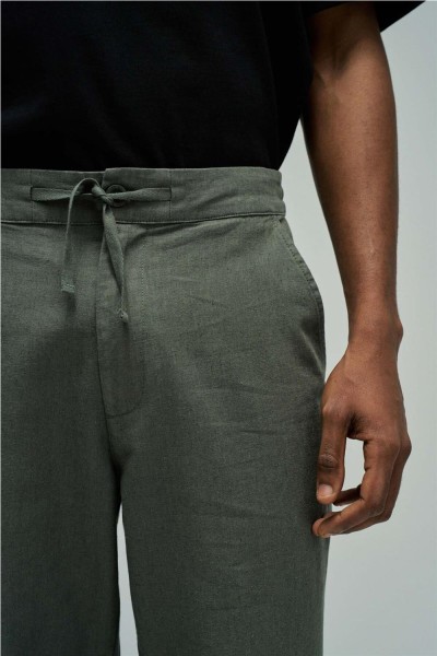 Pantalón Salsa jogger con lino