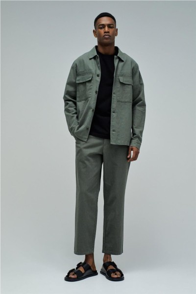 Pantalón Salsa jogger con lino