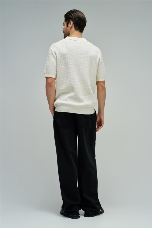 Polo Salsa en malha tricotada