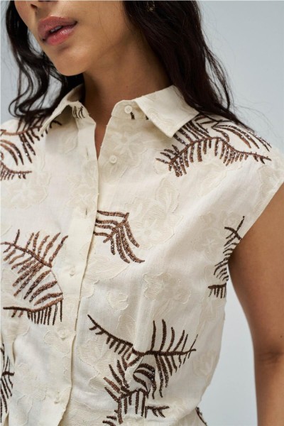 Camisa Salsa con bordados