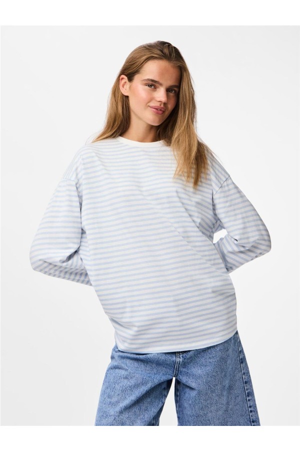 Camiseta Pieces de manga larga a rayas