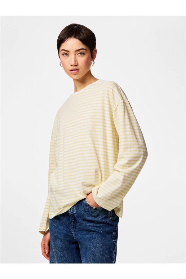 Camiseta Pieces de manga larga a rayas