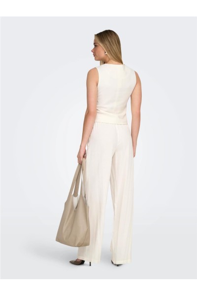 Chaleco Only Goa de lino