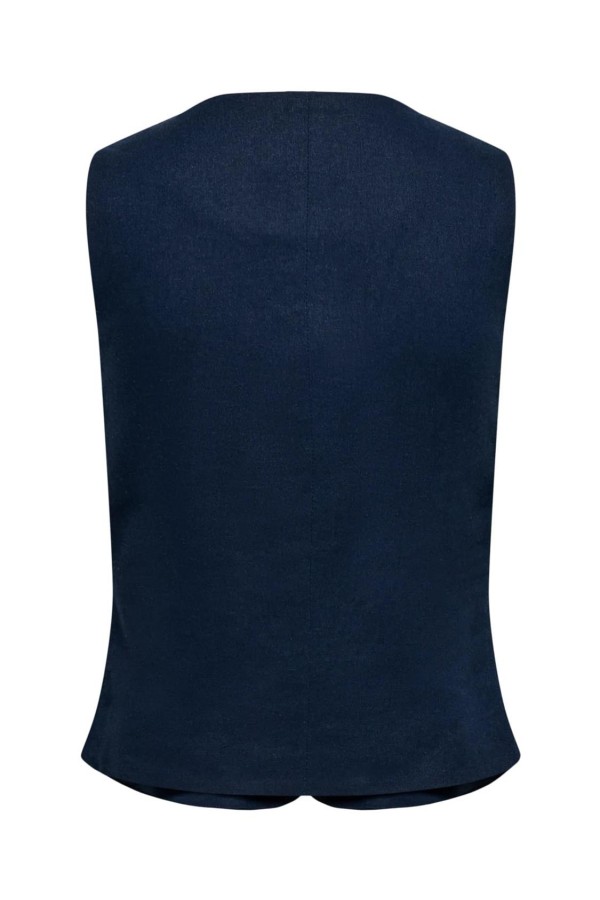 Chaleco Only Goa de lino