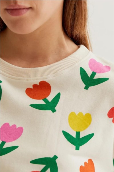 Sudadera Compañía Fantástica con estampado Multicolor Tulips