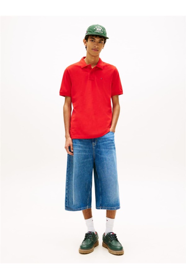 Polo Tommy Jeans con logo bordados