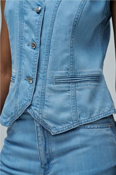 Chaleco Salsa en lightdenim