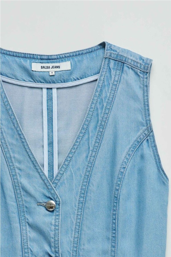Chaleco Salsa en lightdenim