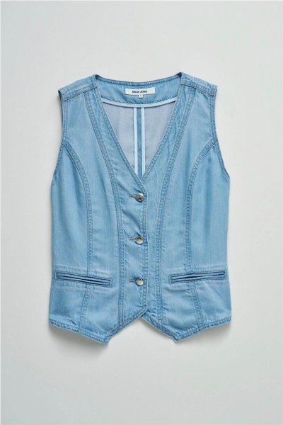 Chaleco Salsa en lightdenim