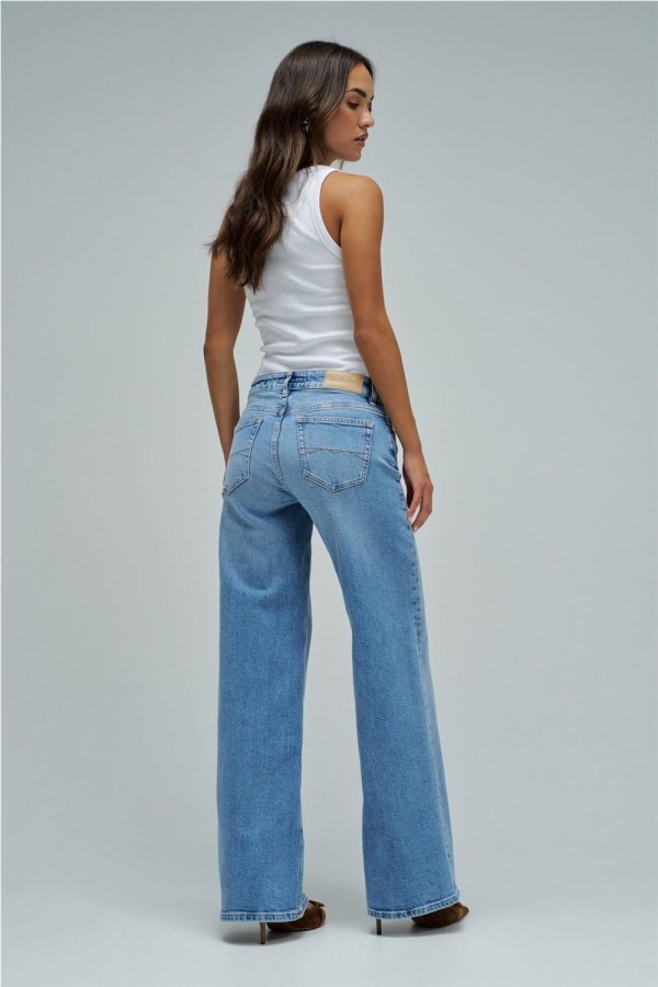 Vaquero Salsa low rise wide leg