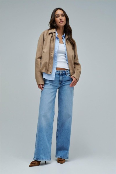 Vaquero Salsa low rise wide leg