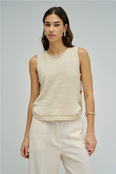 Top Salsa de punto con lurex