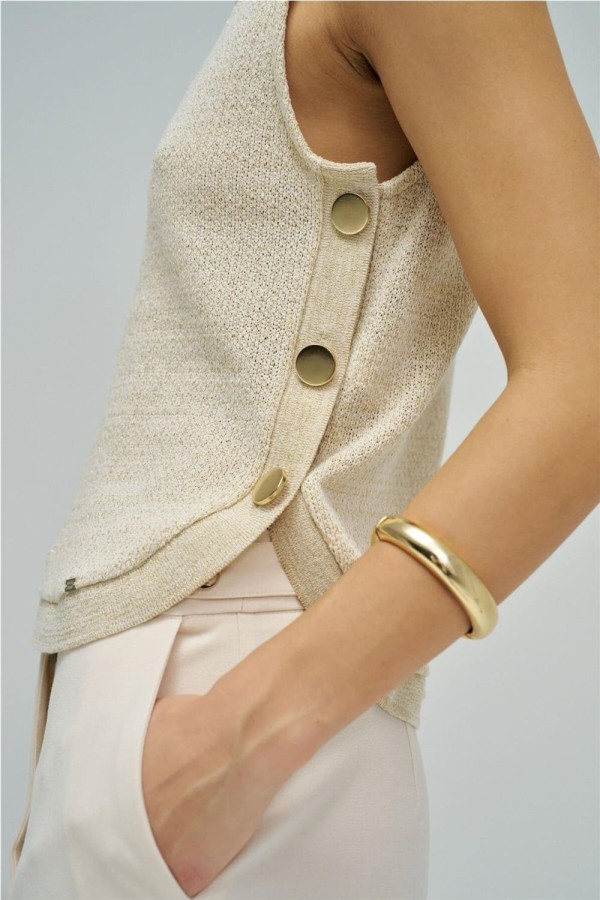 Top Salsa de punto con lurex