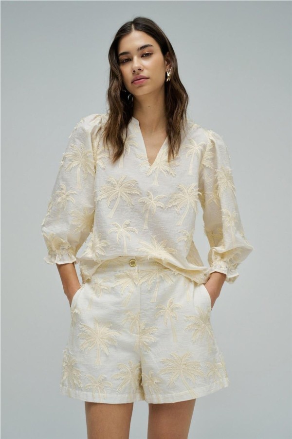 Blusa Salsa con efecto tridimensional