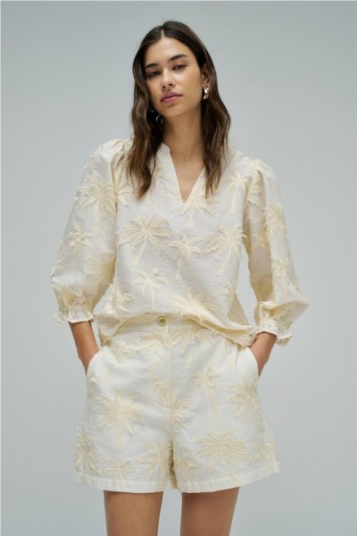 Blusa Salsa con efecto tridimensional