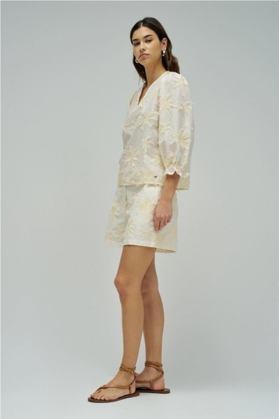 Blusa Salsa con efecto tridimensional