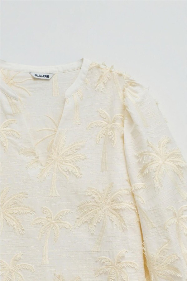 Blusa Salsa con efecto tridimensional