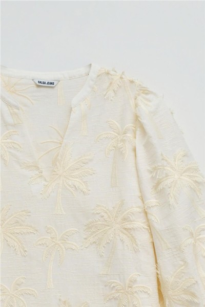 Blusa Salsa con efecto tridimensional