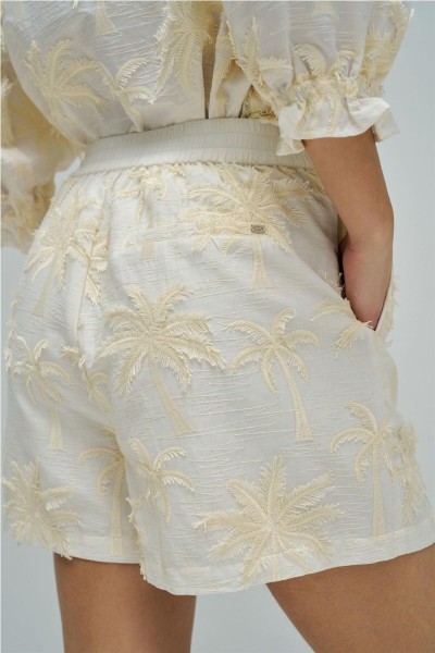 Short Salsa con efecto tridimensional