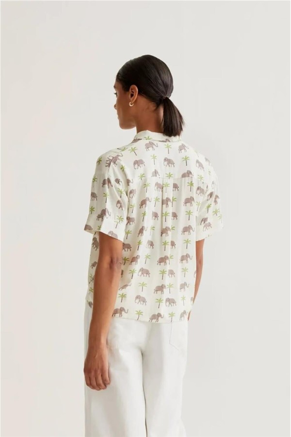 Camisa Compañía Fantástica con estampado elefante 2