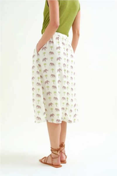 Falda Compañía Fantástica con estampado elefante