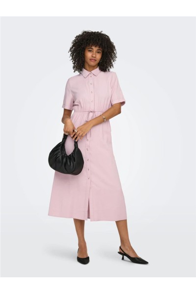 Vestido camisero Only Laris de manga corta