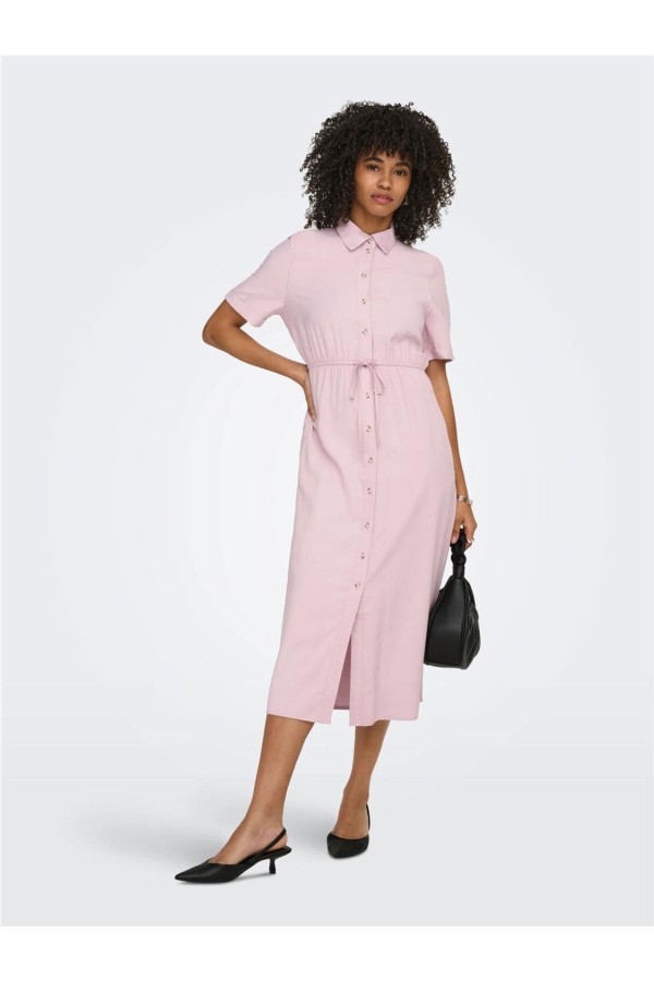 Vestido camisero Only Laris de manga corta 2