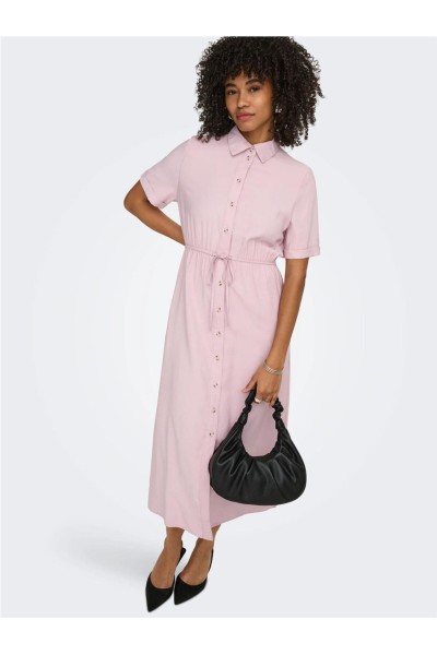 Vestido camisero Only Laris de manga corta