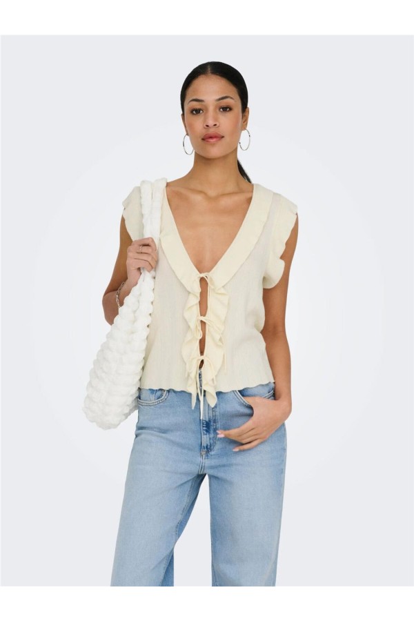 Top Only Nelly con escote pico