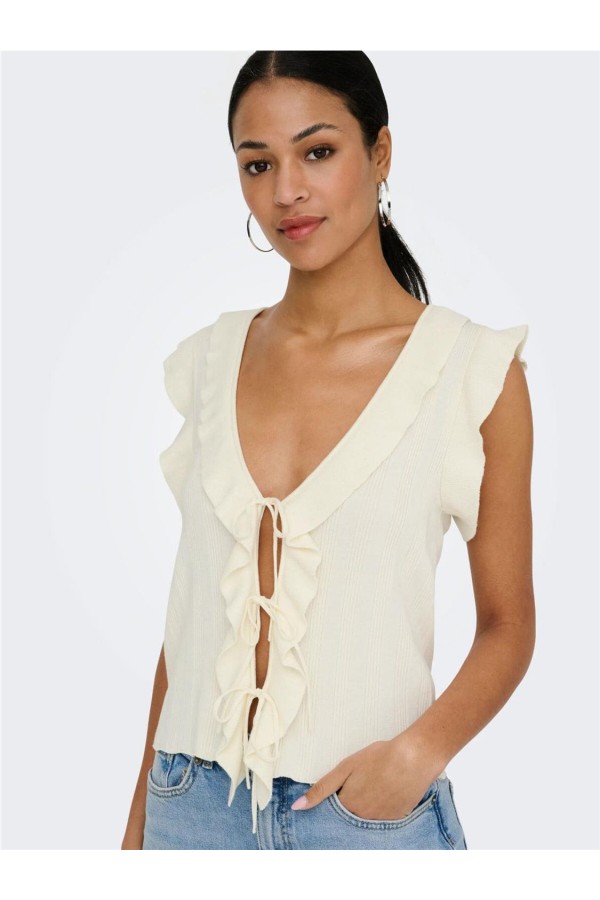 Top Only Nelly con escote pico