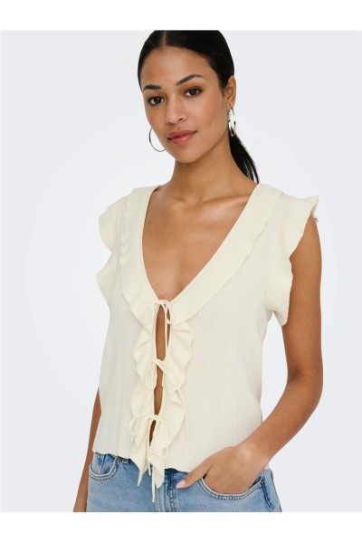 Top Only Nelly con escote pico