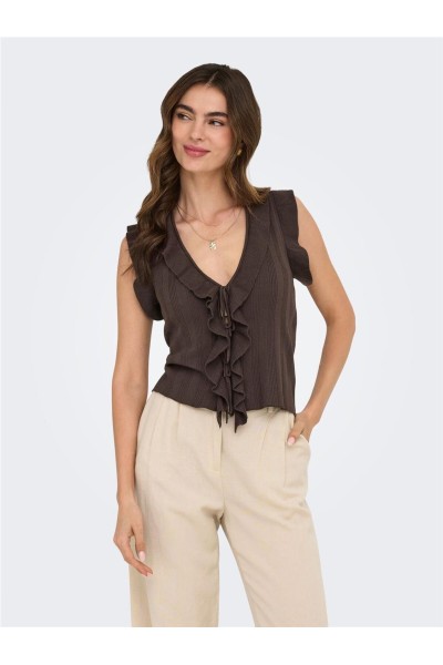 Top Only Nelly con escote pico