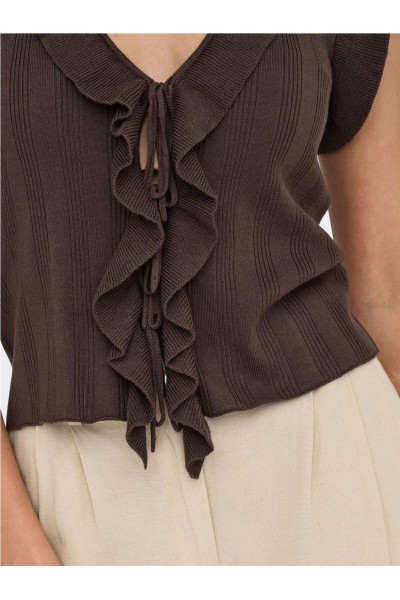 Top Only Nelly con escote pico