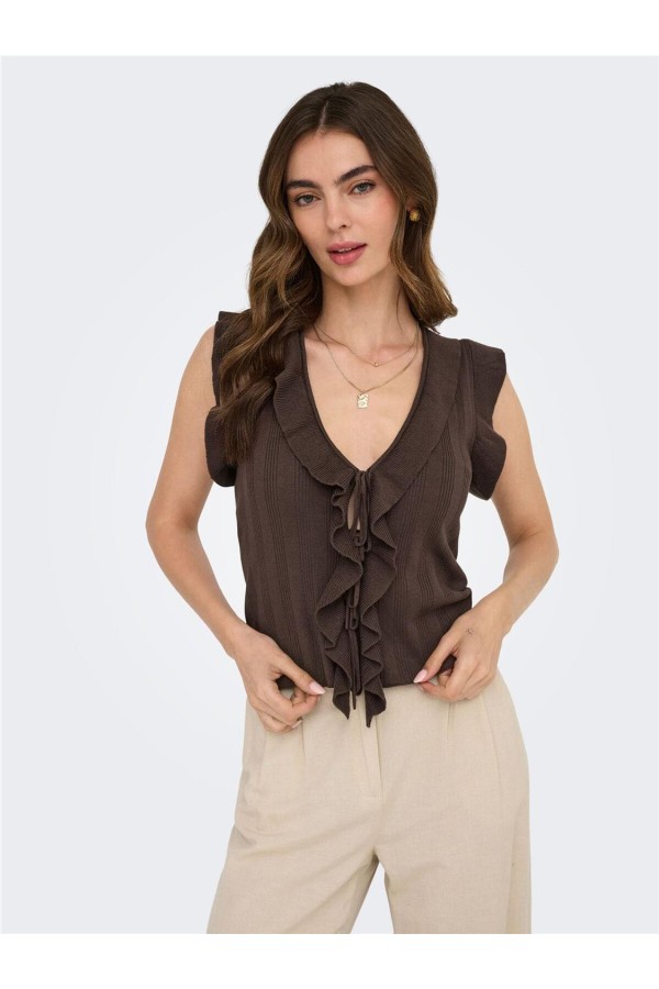 Top Only Nelly con escote pico