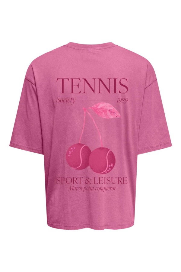 Camiseta Only Shania con dibujo en la...