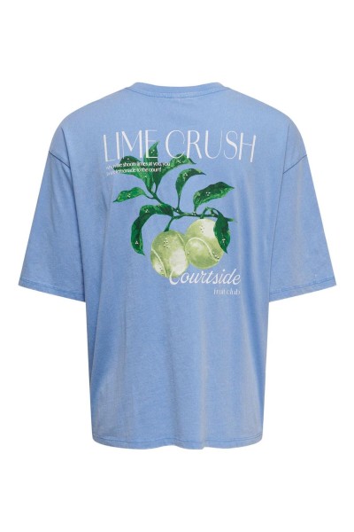 Camiseta Only Shania con dibujo en la espalda