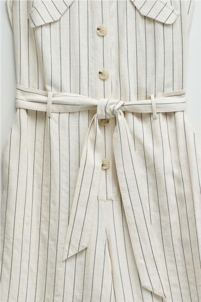 Mono Salsa de rayas con lino