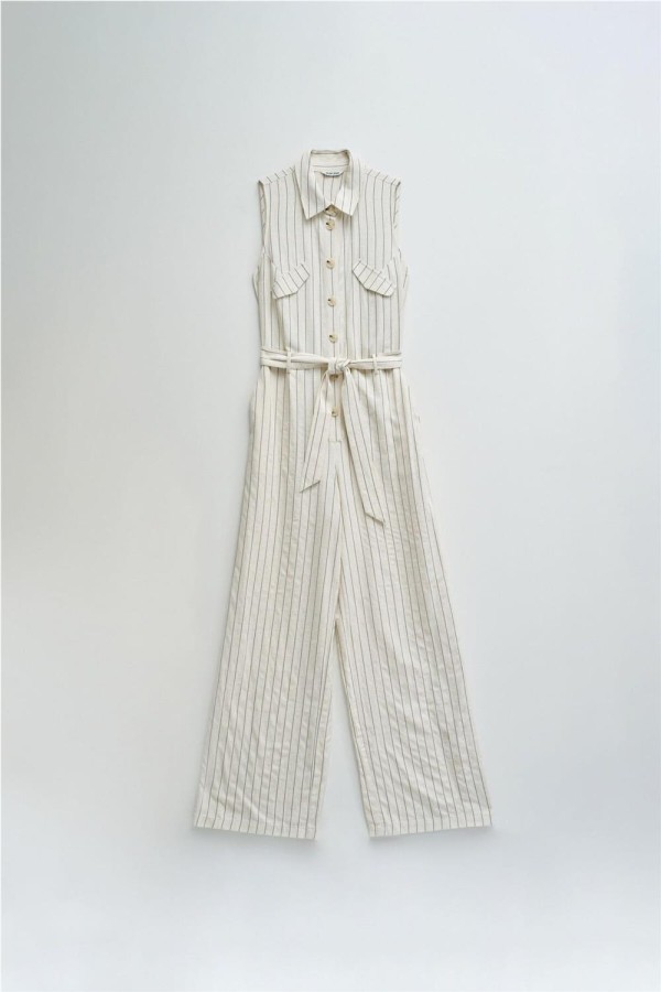 Mono Salsa de rayas con lino