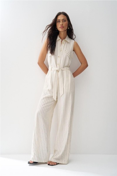 Mono Salsa de rayas con lino