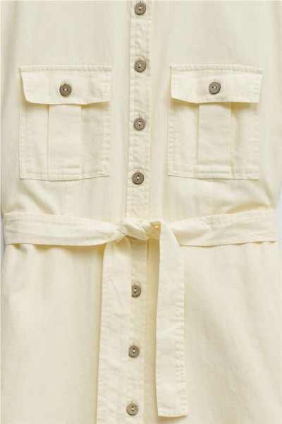 Vestido Salsa midi con lino