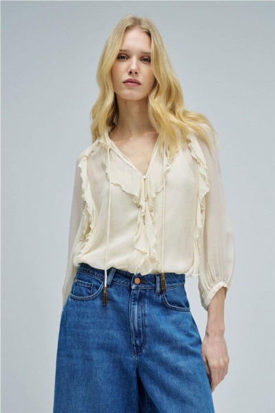 Blusa Salsa con volantes