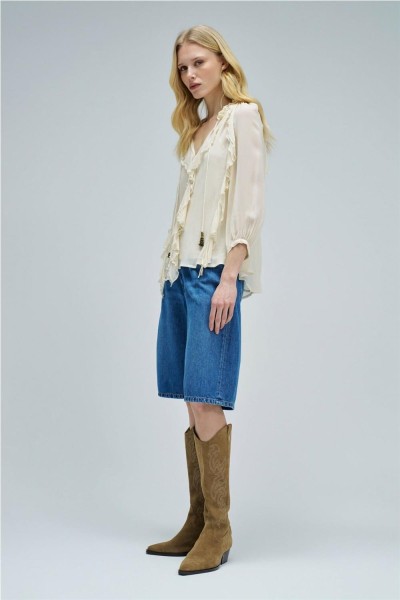 Blusa Salsa con volantes